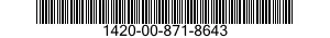 1420-00-871-8643  1420008718643 008718643
