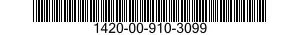 1420-00-910-3099  1420009103099 009103099