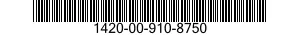 1420-00-910-8750 WING ASSEMBLY,GUIDED MISSILE 1420009108750 009108750