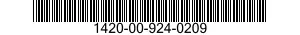1420-00-924-0209  1420009240209 009240209