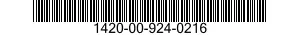 1420-00-924-0216  1420009240216 009240216