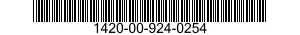 1420-00-924-0254  1420009240254 009240254