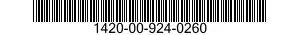 1420-00-924-0260  1420009240260 009240260