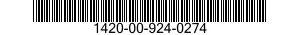1420-00-924-0274  1420009240274 009240274