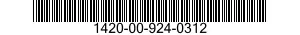 1420-00-924-0312  1420009240312 009240312