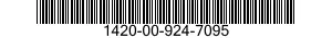 1420-00-924-7095  1420009247095 009247095