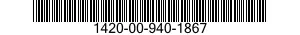 1420-00-940-1867  1420009401867 009401867