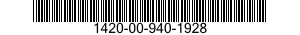 1420-00-940-1928 ALIGNING PIN,RELIEF 1420009401928 009401928
