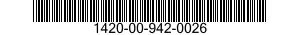 1420-00-942-0026  1420009420026 009420026