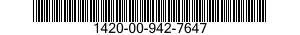 1420-00-942-7647  1420009427647 009427647