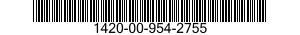 1420-00-954-2755  1420009542755 009542755