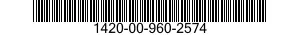 1420-00-960-2574  1420009602574 009602574