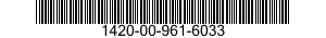 1420-00-961-6033  1420009616033 009616033