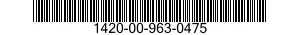 1420-00-963-0475  1420009630475 009630475
