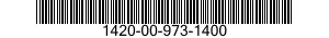 1420-00-973-1400  1420009731400 009731400