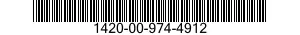 1420-00-974-4912  1420009744912 009744912