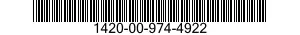 1420-00-974-4922  1420009744922 009744922