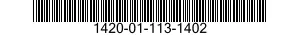 1420-01-113-1402  1420011131402 011131402