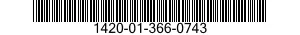 1420-01-366-0743 GUIDANCE SECTION,GUIDED MISSILE 1420013660743 013660743