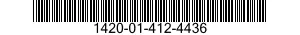 1420-01-412-4436 BATTERY,EXPLOSIVE ACTUATED,GUIDED MISSILE 1420014124436 014124436