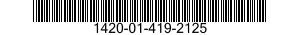 1420-01-419-2125 SUPPORT,STRUCTURAL COMPONENT,GUIDED MISSILE 1420014192125 014192125