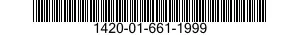 1420-01-661-1999 GUIDANCE SECTION,GUIDED MISSILE 1420016611999 016611999