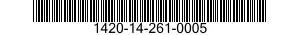 1420-14-261-0005  1420142610005 142610005