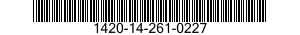 1420-14-261-0227  1420142610227 142610227