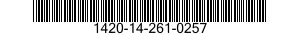 1420-14-261-0257  1420142610257 142610257