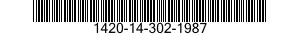 1420-14-302-1987 CABLE ASSEMBLY,SPECIAL PURPOSE,ELECTRICAL 1420143021987 143021987