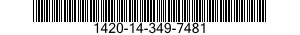 1420-14-349-7481 BATTERY,EXPLOSIVE ACTUATED,GUIDED MISSILE 1420143497481 143497481