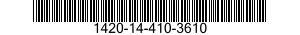 1420-14-410-3610 GUIDANCE SECTION,GUIDED MISSILE 1420144103610 144103610