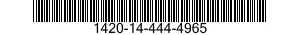 1420-14-444-4965 GUIDANCE SECTION,GUIDED MISSILE 1420144444965 144444965