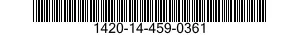 1420-14-459-0361 GUIDANCE SECTION,GUIDED MISSILE 1420144590361 144590361