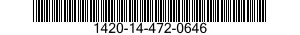 1420-14-472-0646 BODY SECTION,GUIDED MISSILE 1420144720646 144720646