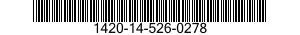 1420-14-526-0278 SUPPORT,STRUCTURAL COMPONENT,GUIDED MISSILE 1420145260278 145260278
