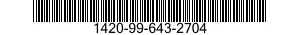 1420-99-643-2704  1420996432704 996432704