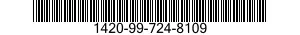 1420-99-724-8109 MOTOR ASSEMBLY,BLAC 1420997248109 997248109