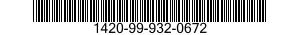 1420-99-932-0672  1420999320672 999320672