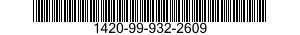 1420-99-932-2609  1420999322609 999322609