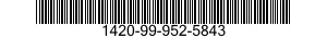 1420-99-952-5843  1420999525843 999525843