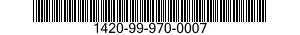 1420-99-970-0007  1420999700007 999700007
