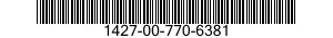 1427-00-770-6381 GUIDANCE AND CONTROL SECTION,GUIDED MISSILE 1427007706381 007706381