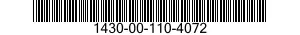 1430-00-110-4072  1430001104072 001104072