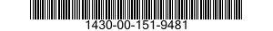 1430-00-151-9481  1430001519481 001519481