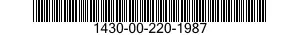 1430-00-220-1987  1430002201987 002201987