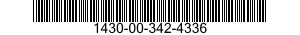 1430-00-342-4336 WAVEGUIDE ASSEMBLY 1430003424336 003424336