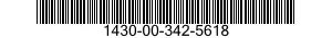 1430-00-342-5618  1430003425618 003425618