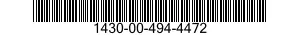 1430-00-494-4472  1430004944472 004944472