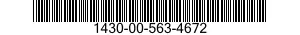 1430-00-563-4672  1430005634672 005634672